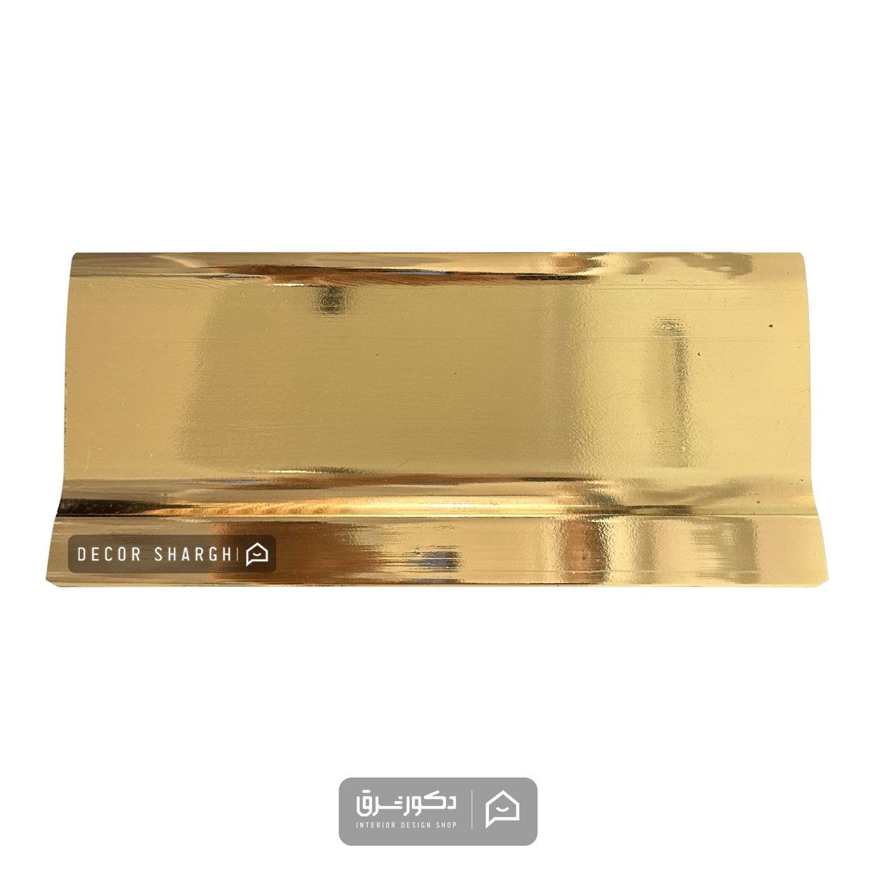 قرنیز PVC آی دی اس دکو طلایی براق ۹ سانت (کد S0958)