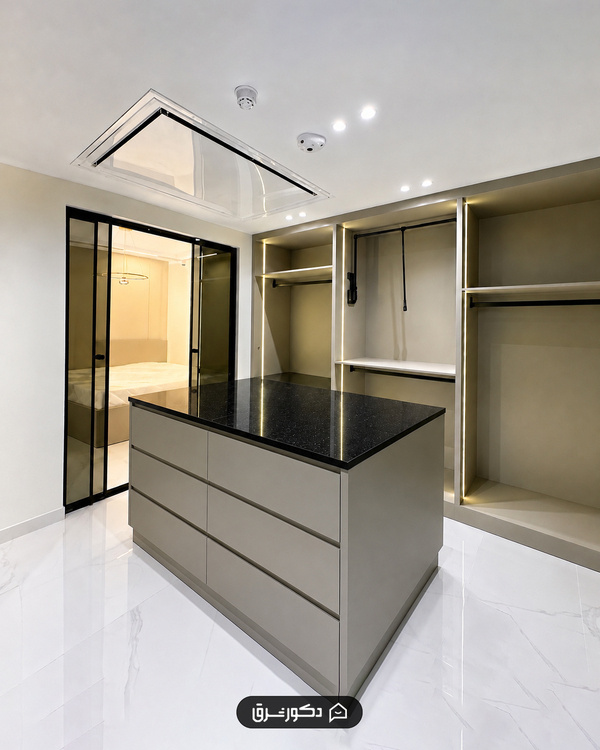 silver-closet-room